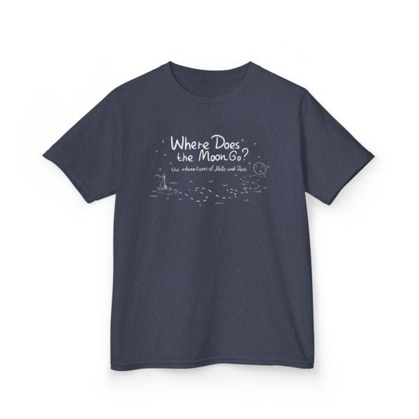 Kids Where Does the Moon Go? Heavy Cotton™ Tee - Image 19