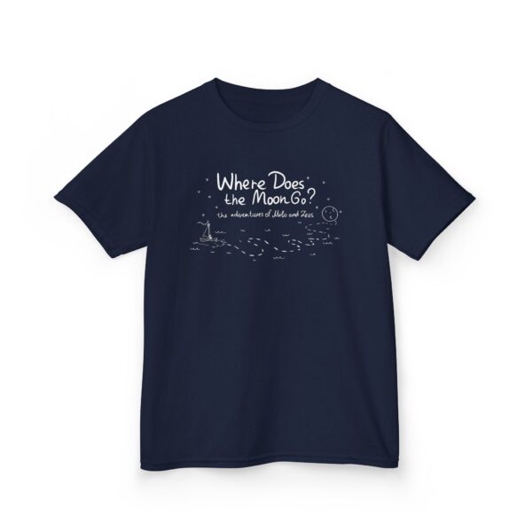 Kids Where Does the Moon Go? Heavy Cotton™ Tee - Image 15