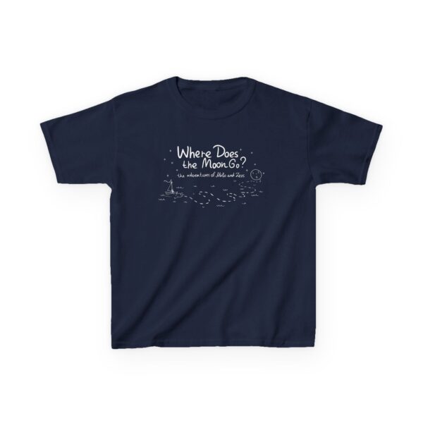 Kids Where Does the Moon Go? Heavy Cotton™ Tee - Image 13