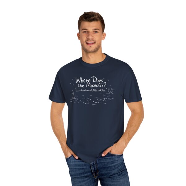 QR CODE Unisex WDTMG Garment-Dyed T-shirt - Image 36