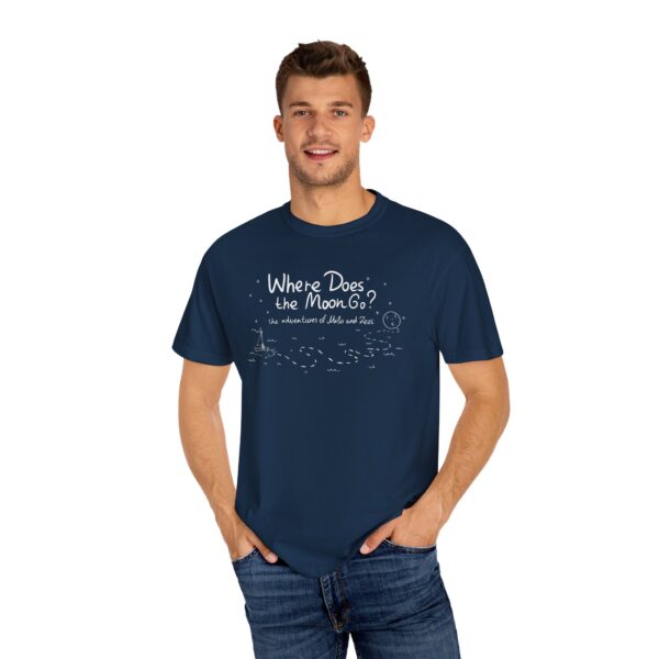 QR CODE Unisex WDTMG Garment-Dyed T-shirt - Image 4