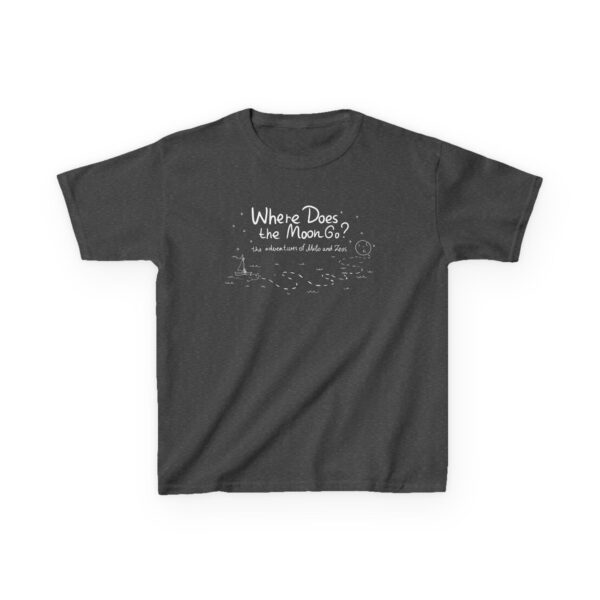 Kids Where Does the Moon Go? Heavy Cotton™ Tee - Image 5