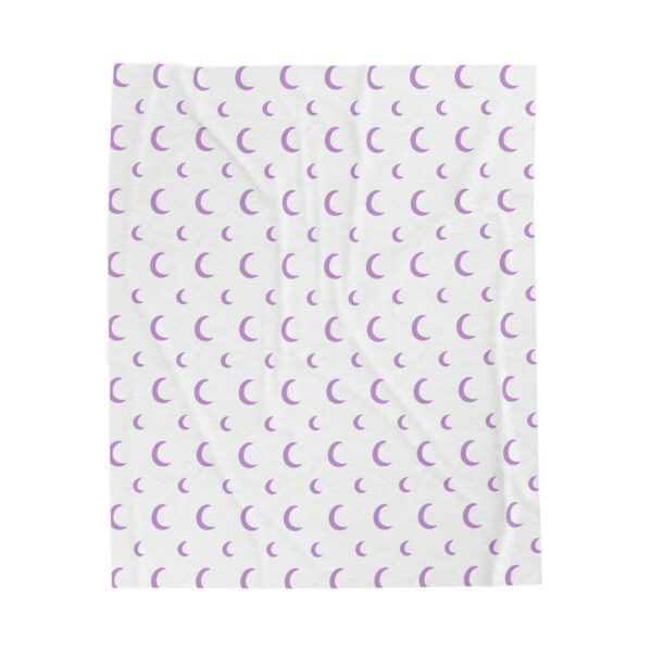 Moon Velveteen Plush Blanket (White) - Image 2